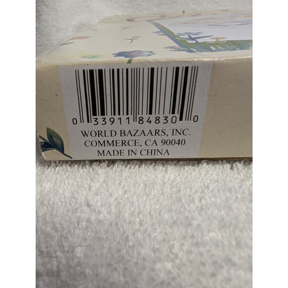 World Bazaar's Inc. Dining Serveware, Easter Pastel Tulips Deviled Eggs Platter - Picture 3 of 9